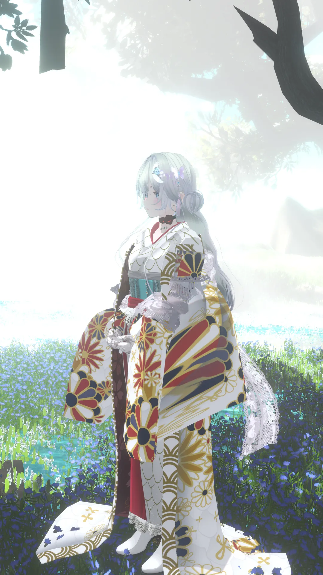 華やかな和服改変