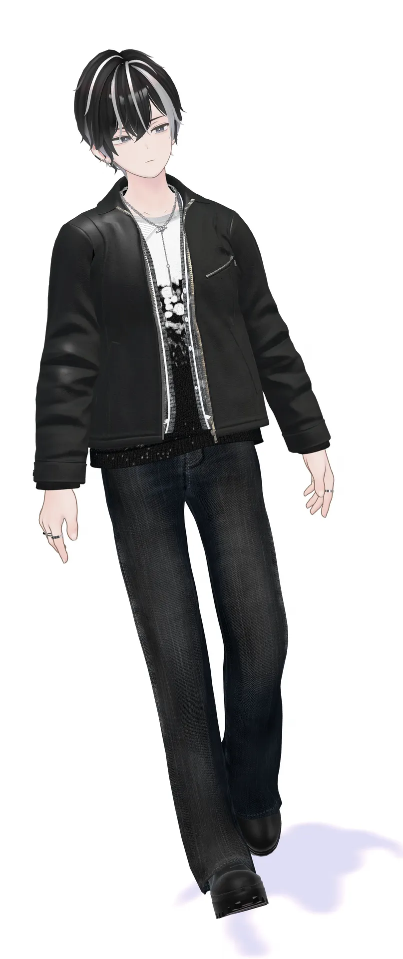 BEAMS革ジャンコーデ