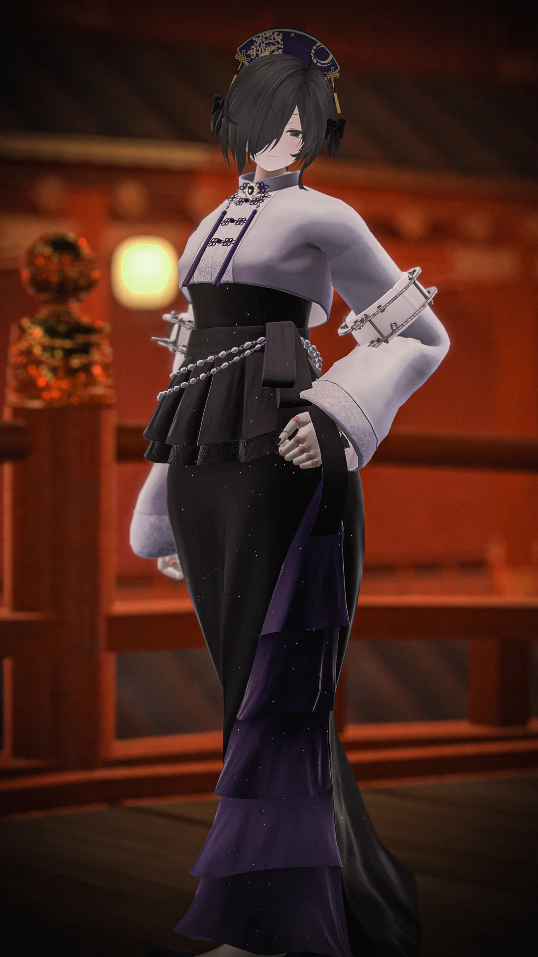 エクリシェ　チャイナ風ドレス