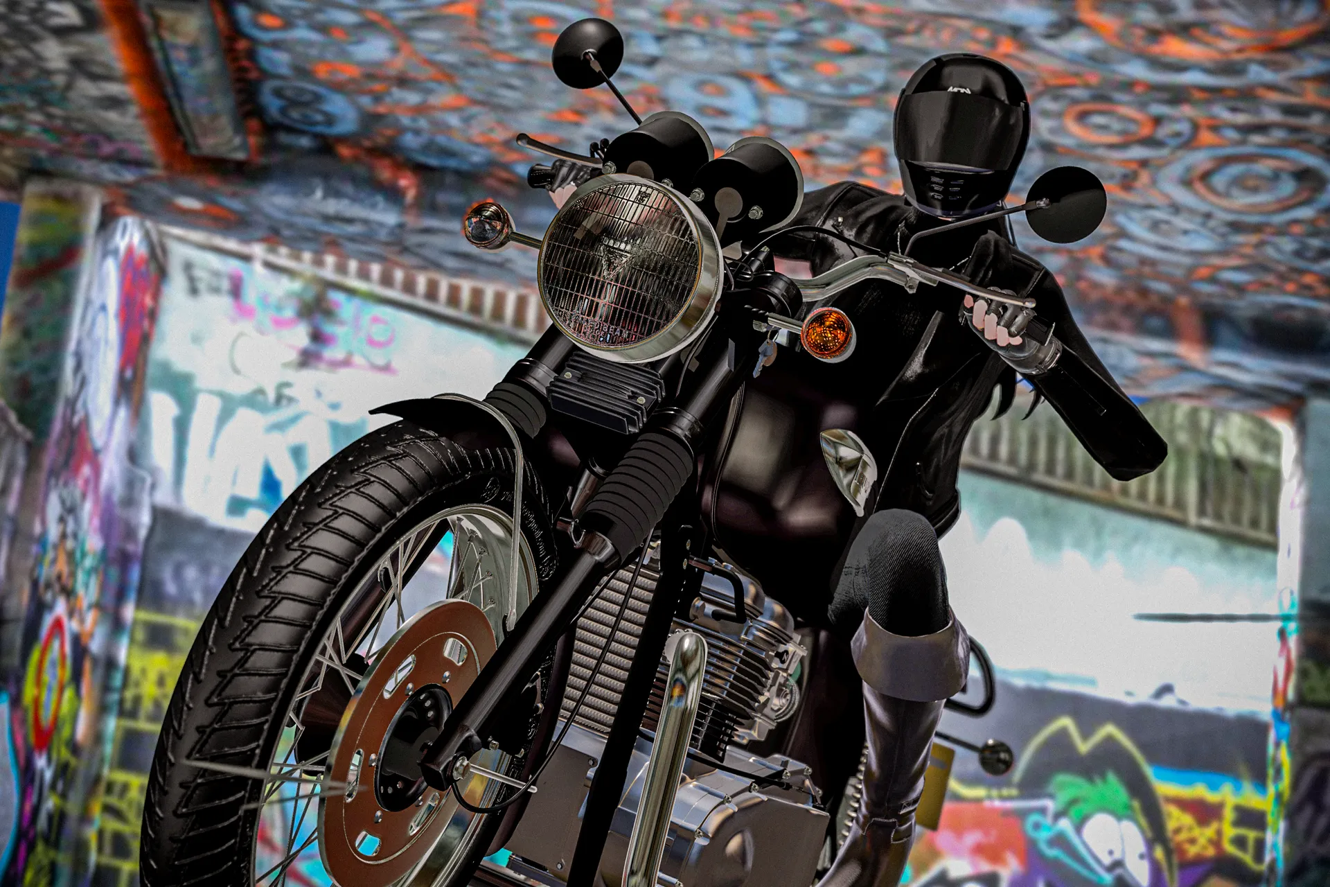 森羅　バイク&バイカーコーデ