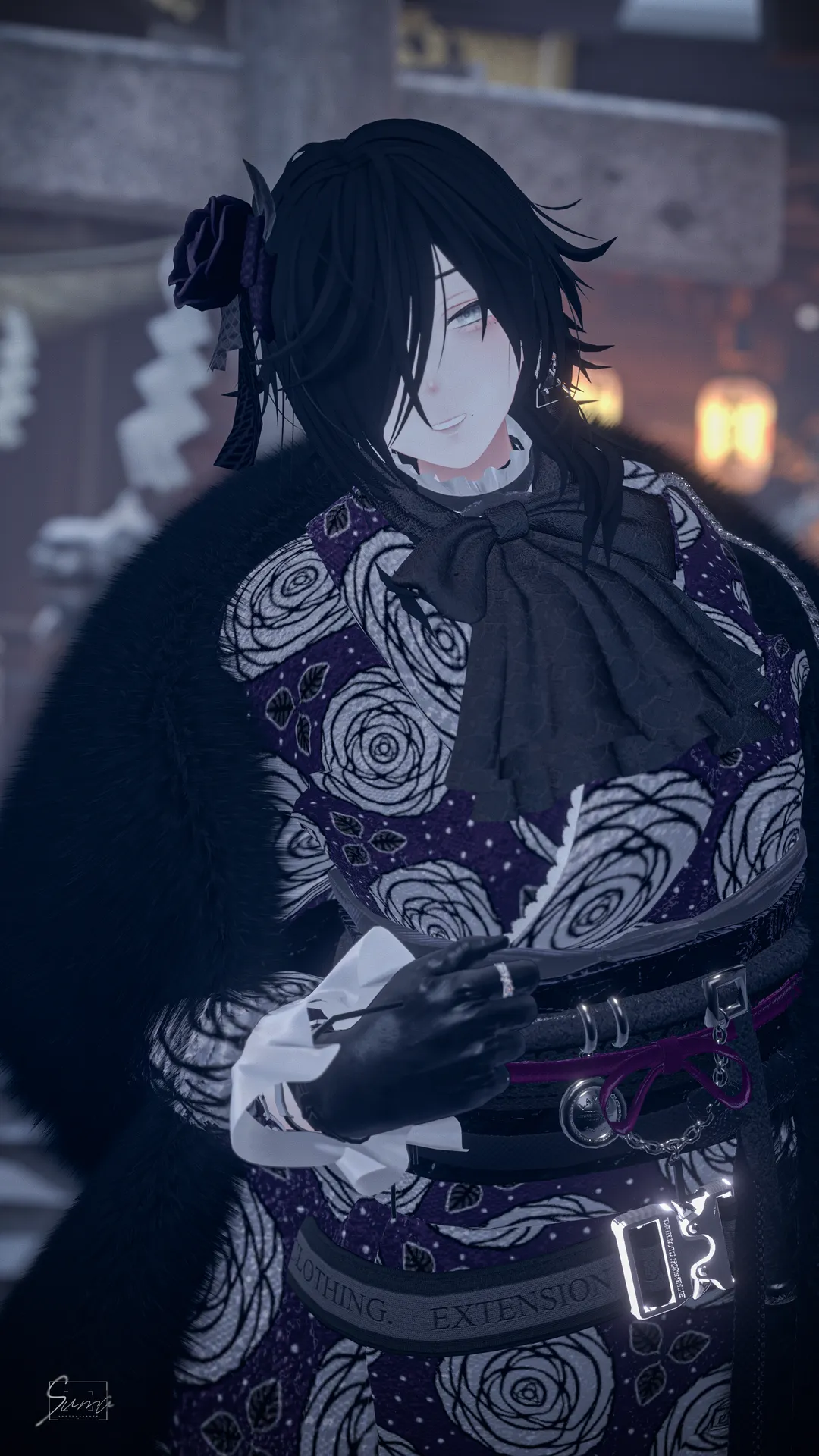 森羅　レトロ着物コーデ