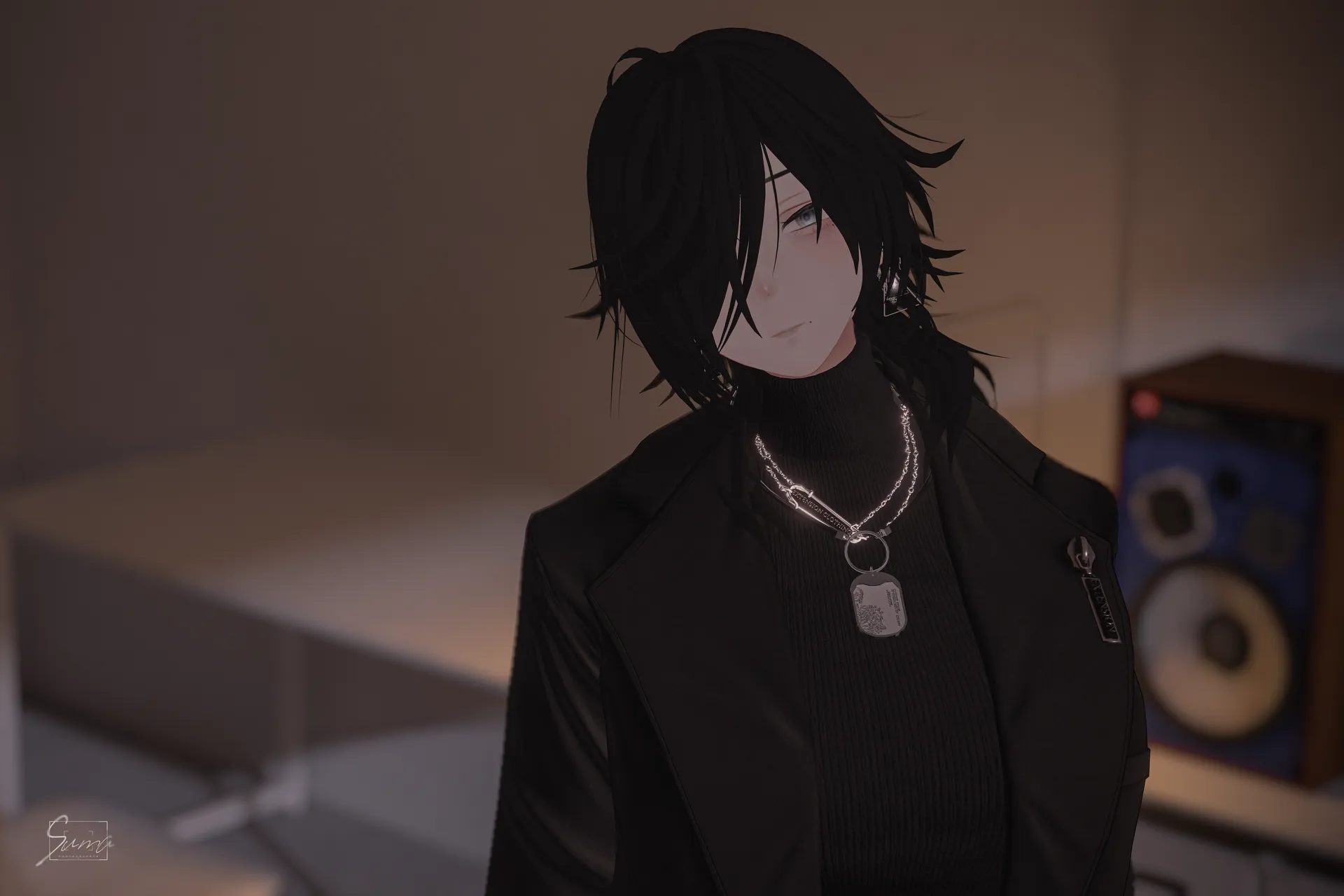 森羅　ブラックコーデ