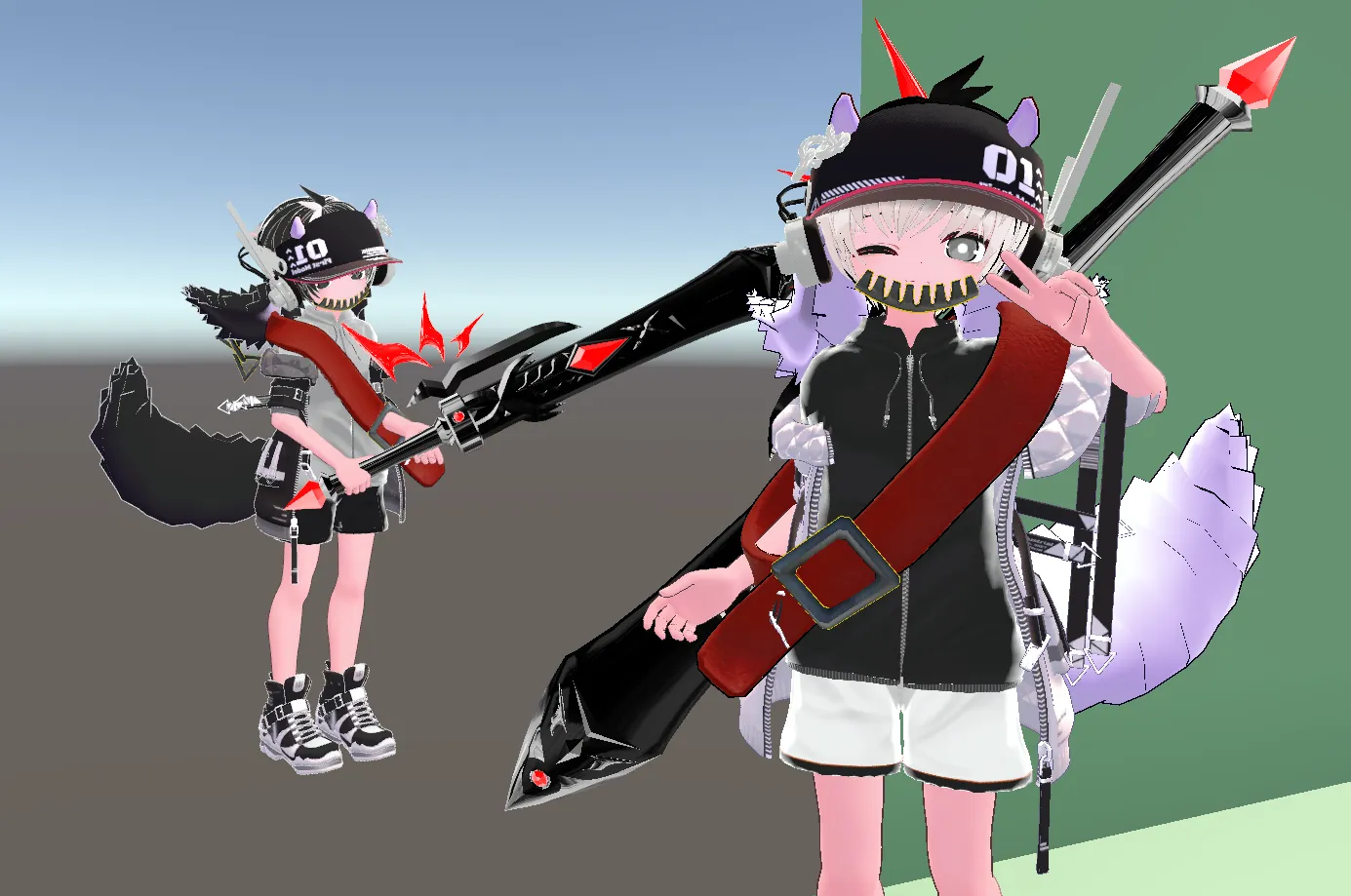 光と闇のひゅーじょん君