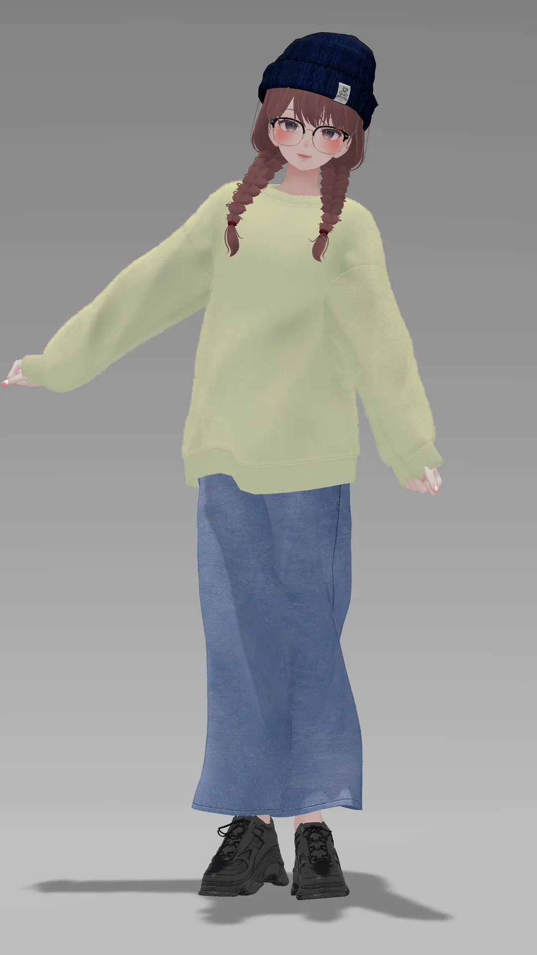 ペールトーンコーデ