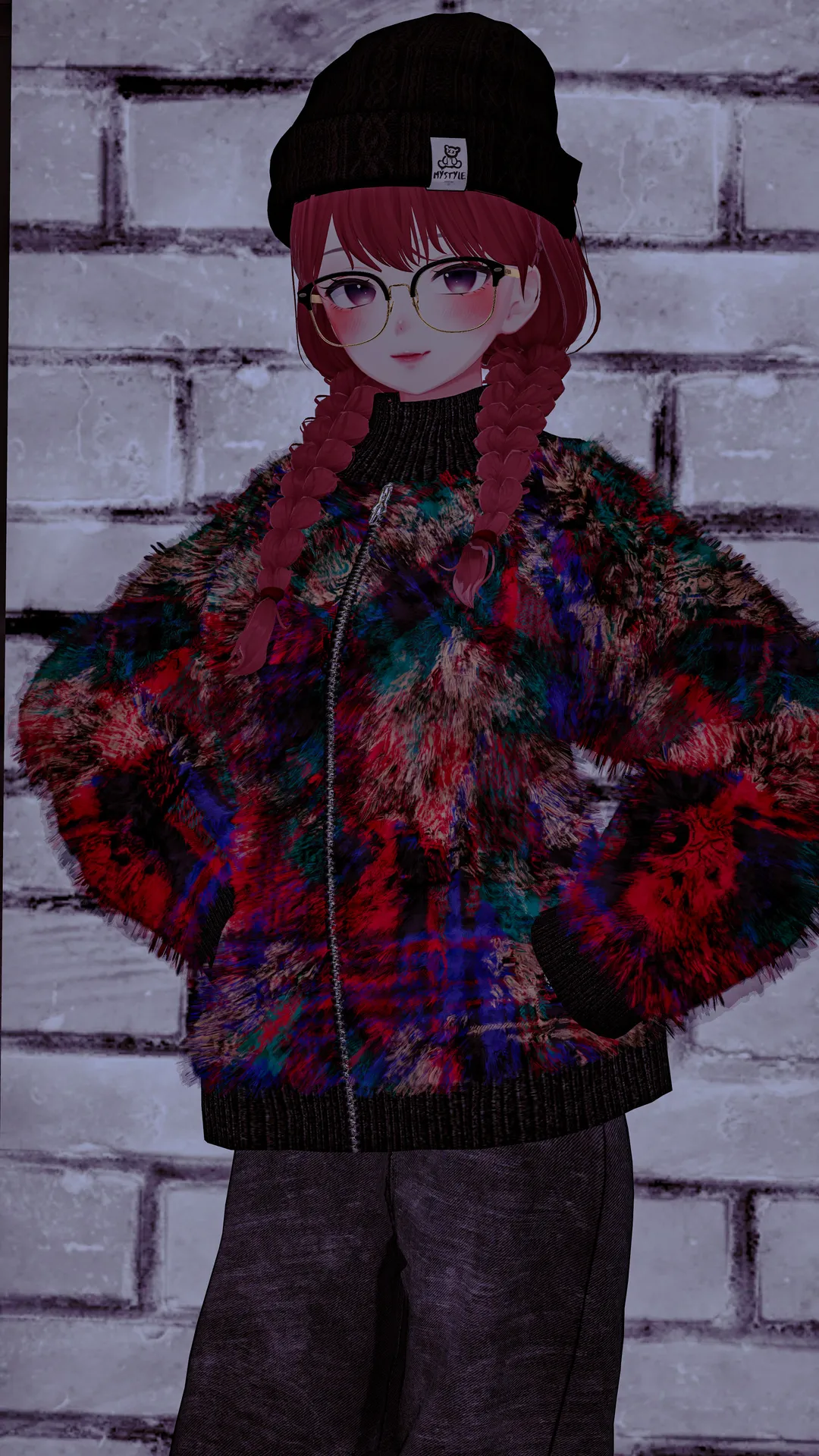 ファージャケットコーデ