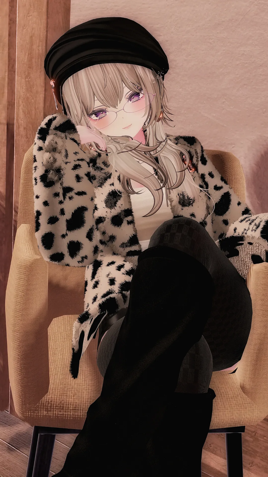 冬のダルメシアン柄コーデ(BY EXTENSION)