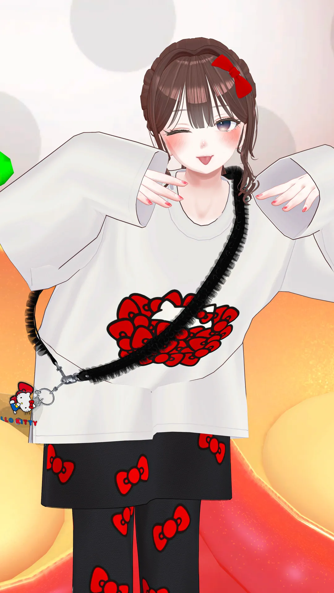 ハローキティコーデ