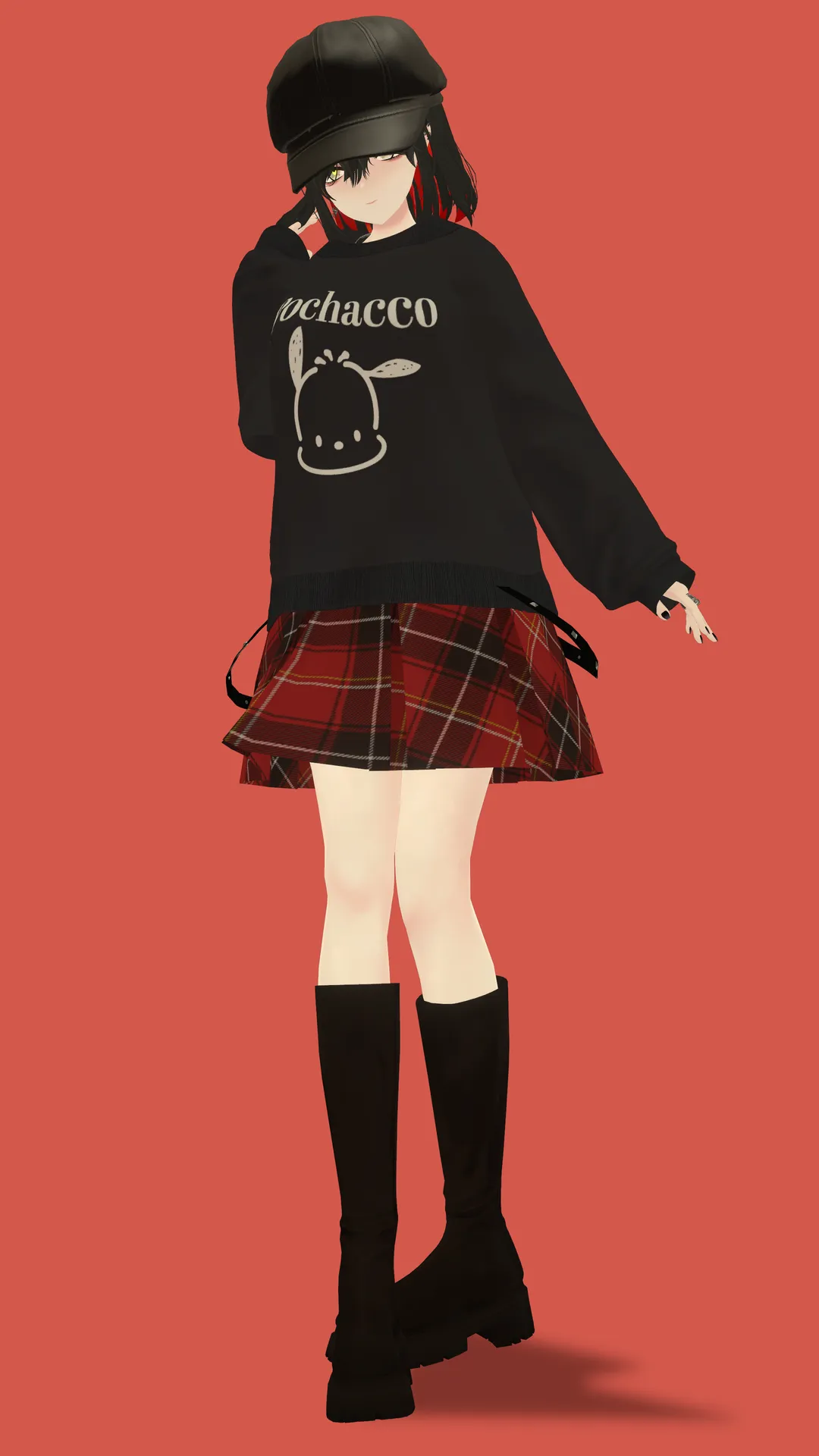 ポチャッコ×赤 女