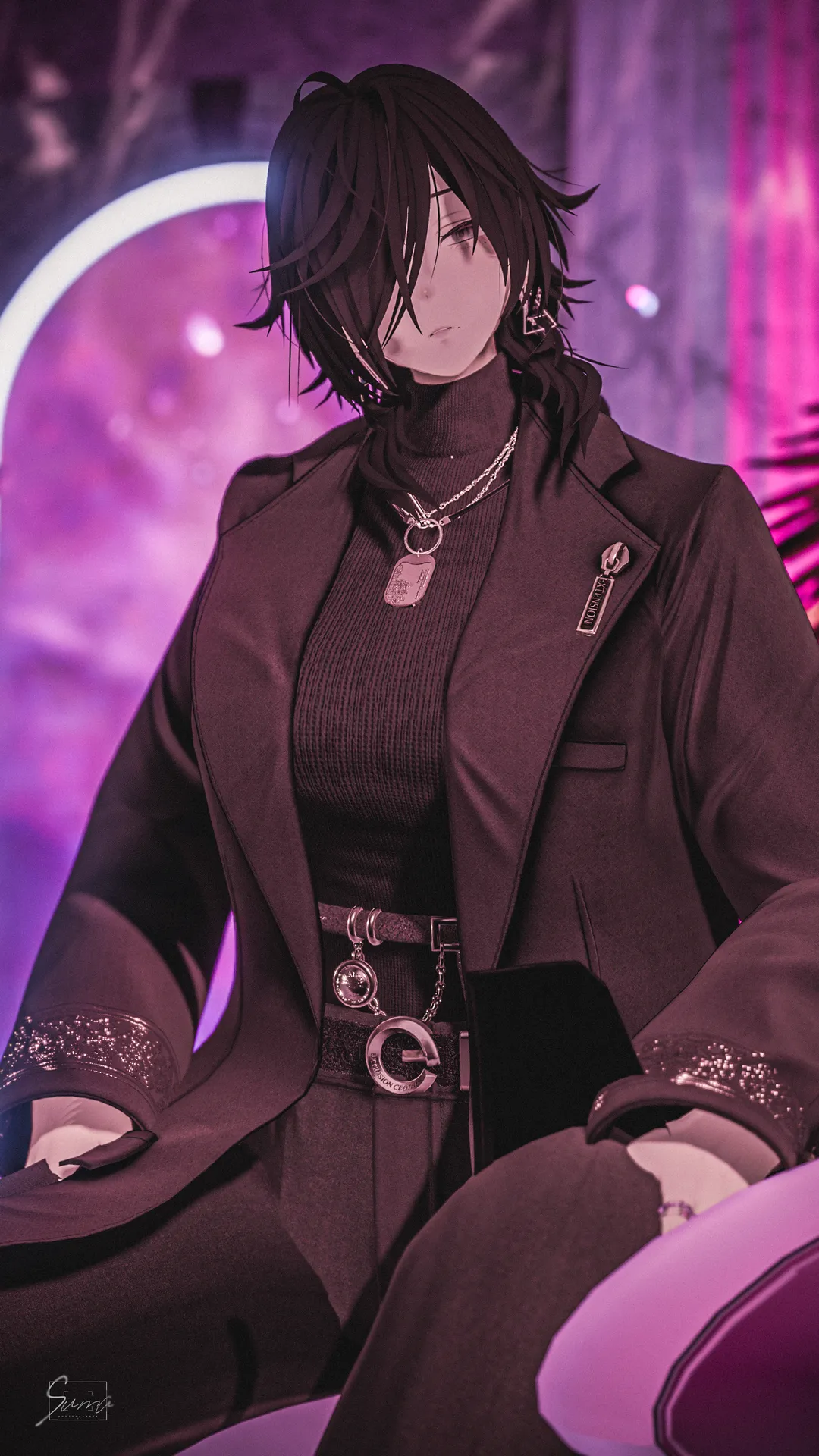 森羅　ブラックコーデ