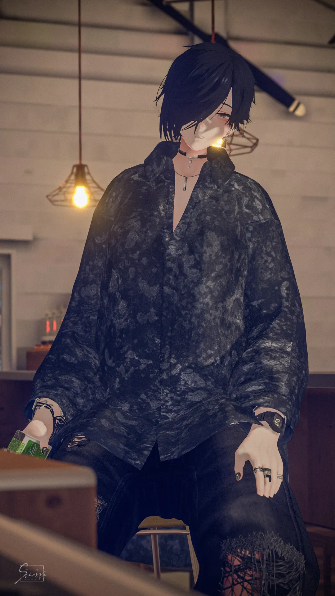 森羅　シャツコーデ