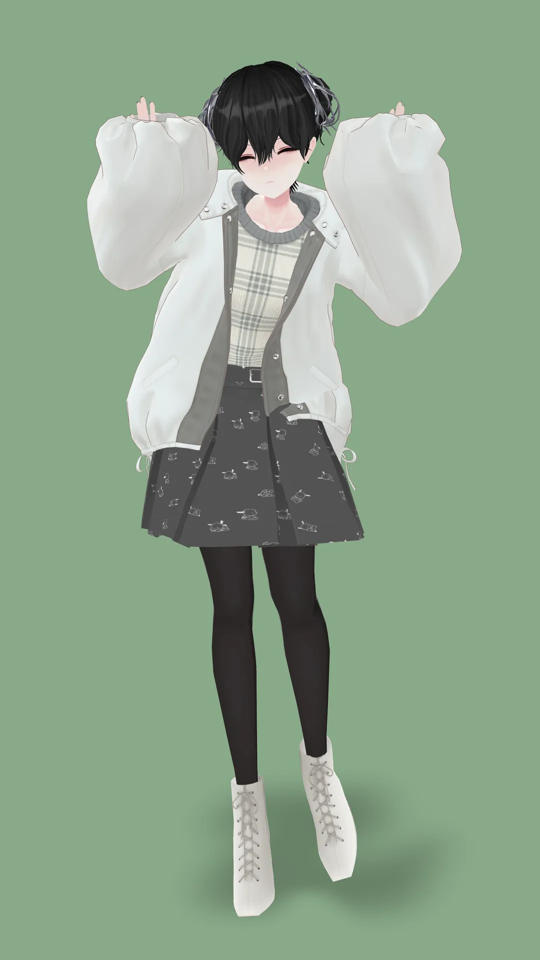 ポチャッコ女×白