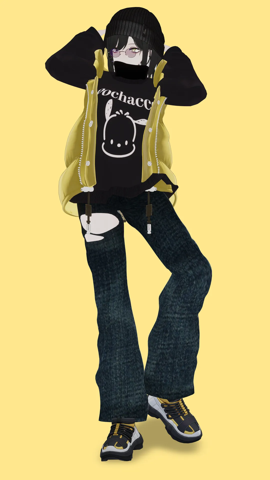 ポチャッコ女×黄