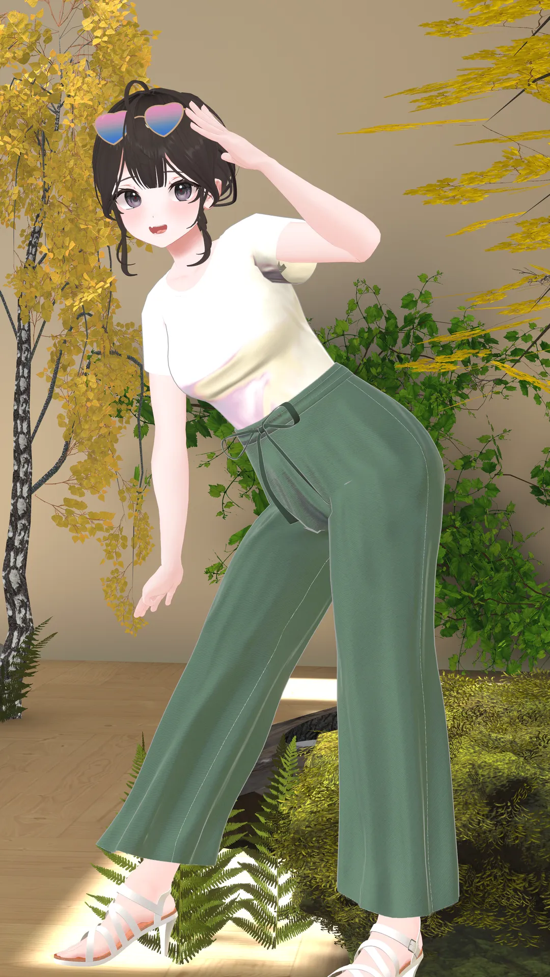 INABA：夏のワイドパンツ