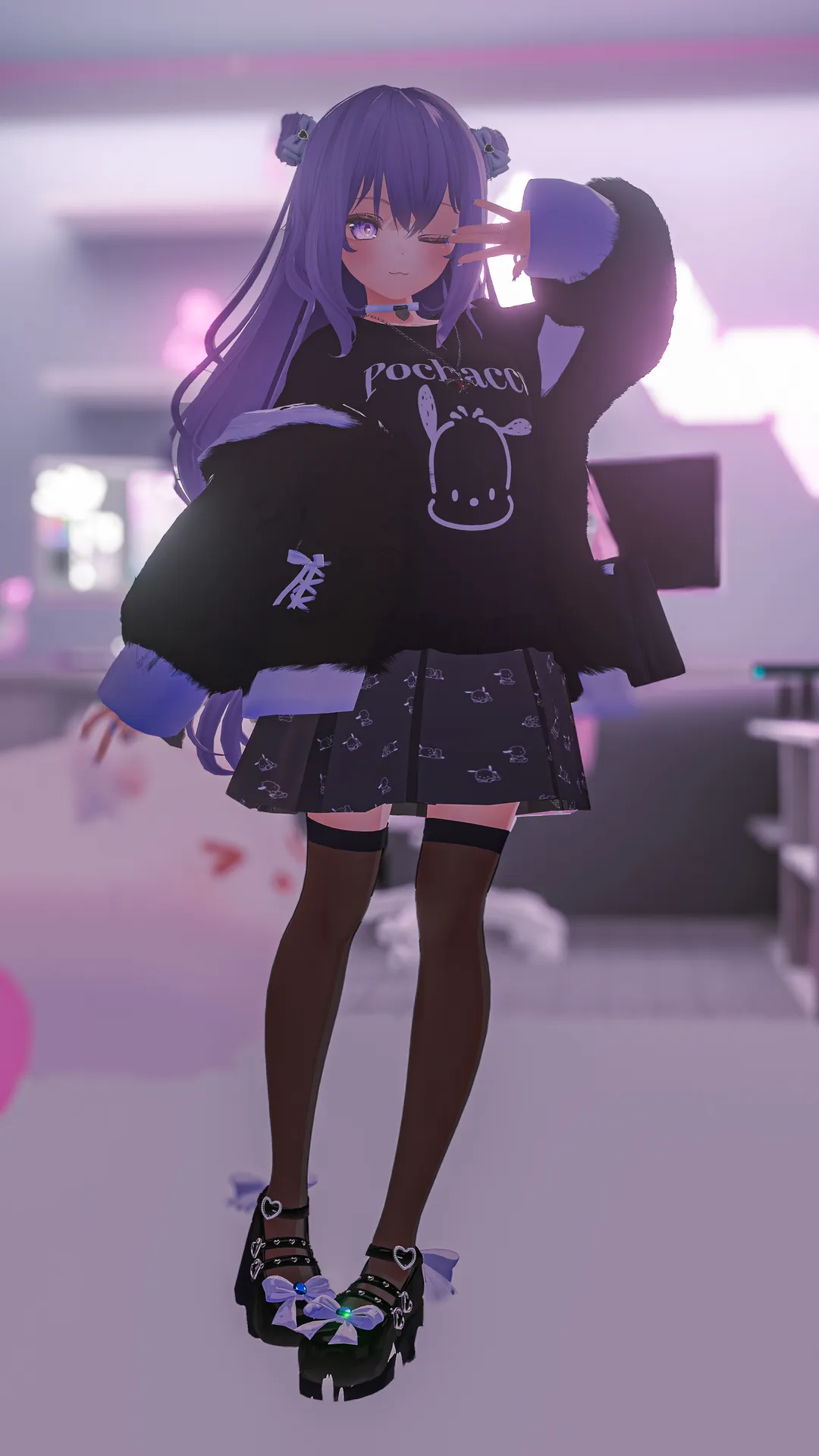 ポチャッコ×地雷風マヌカちゃんコーデ??