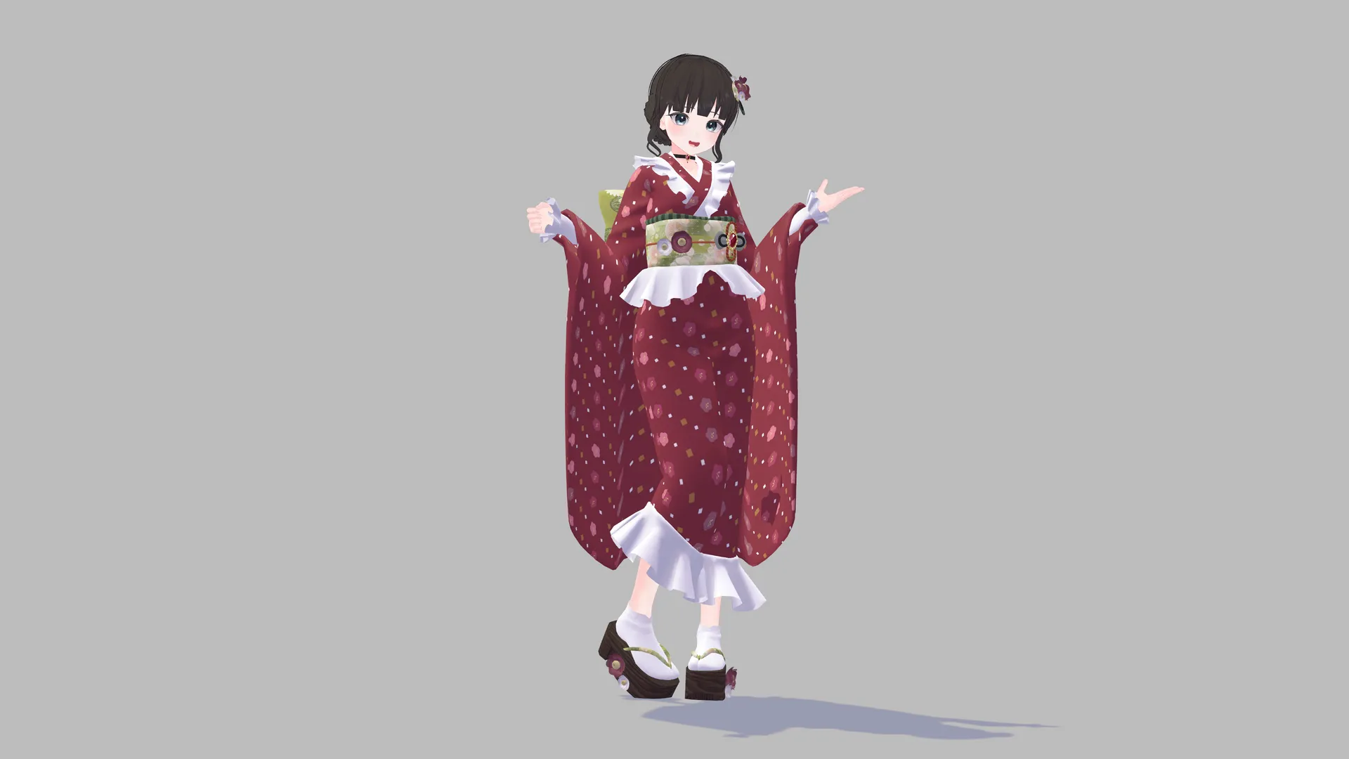 INABA：フリル着物