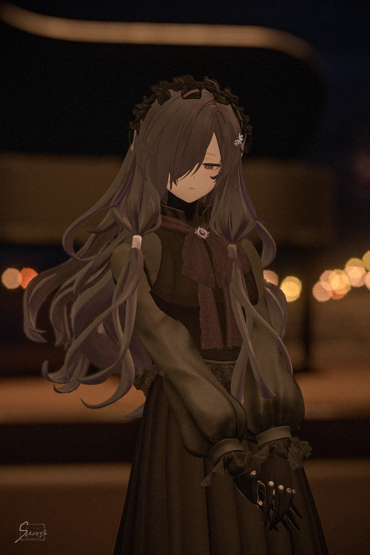 NH-01-　Veined Pleated Bouquet