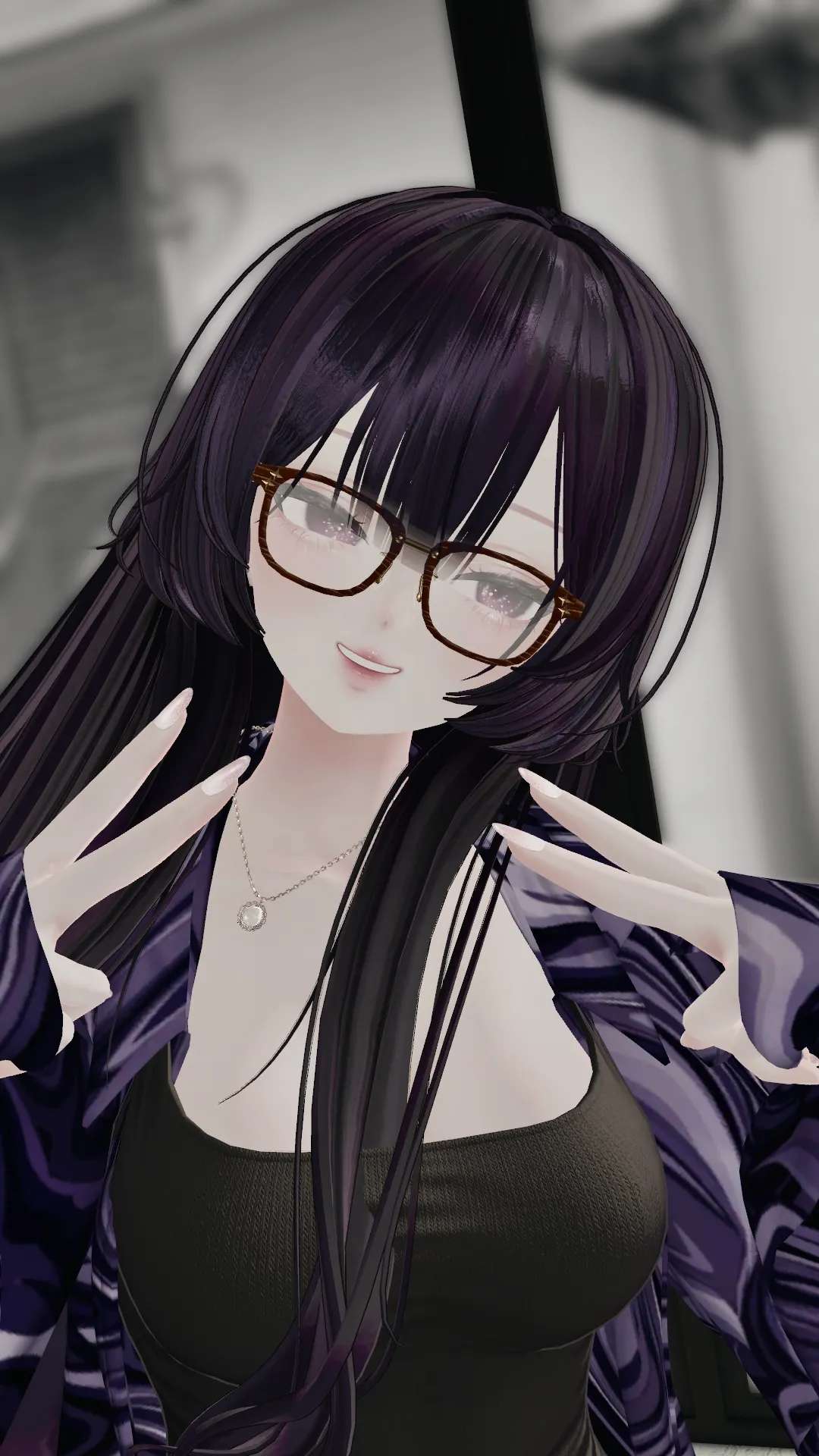 春のワンピコーデ　森羅