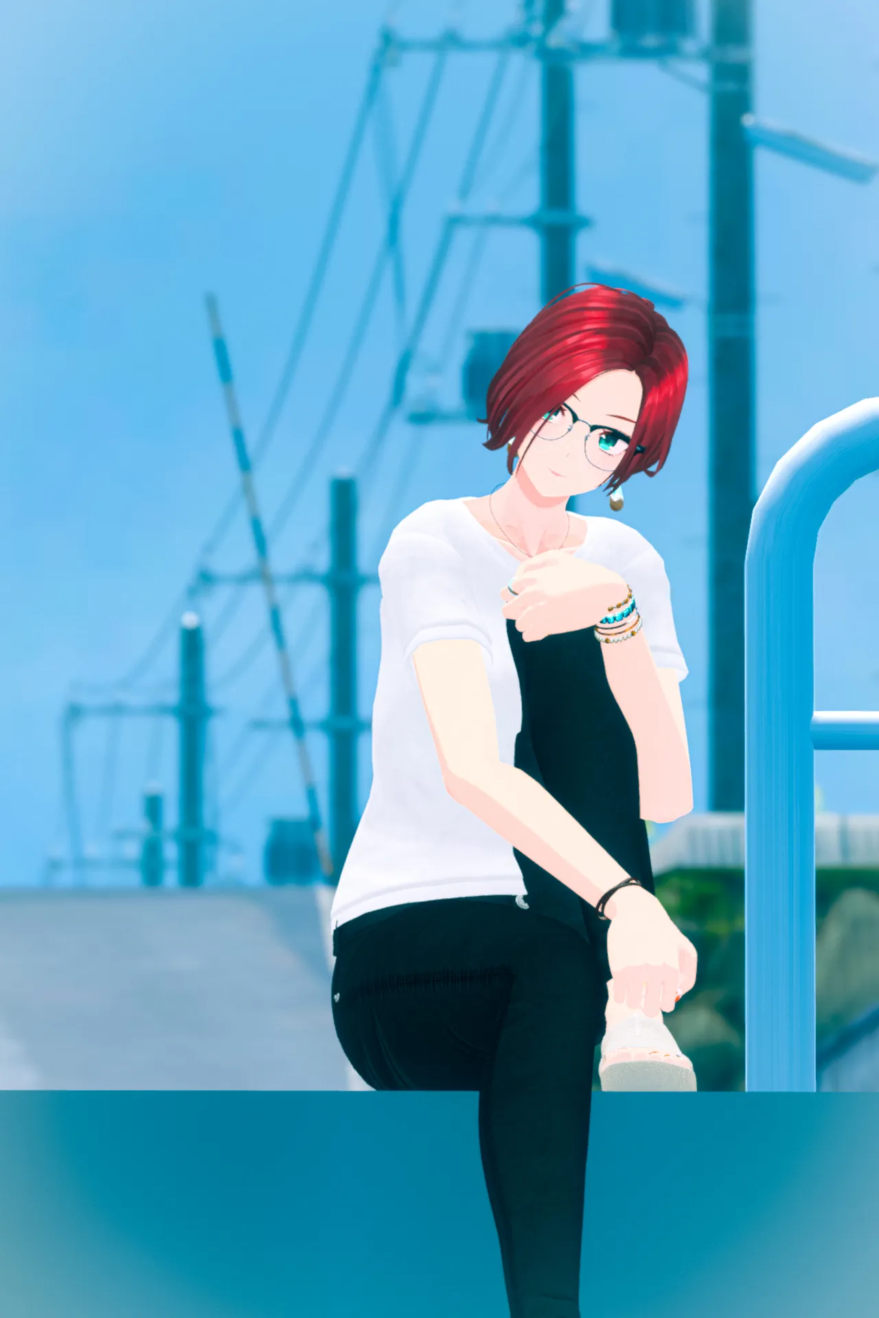 シンプルサマーコーデ