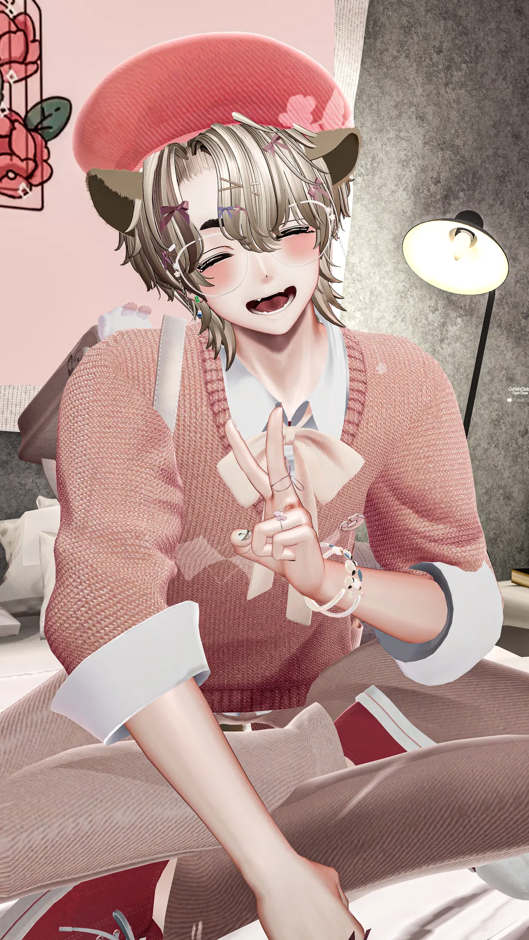 ??あざとさ満点キュートなピンクコーデ??