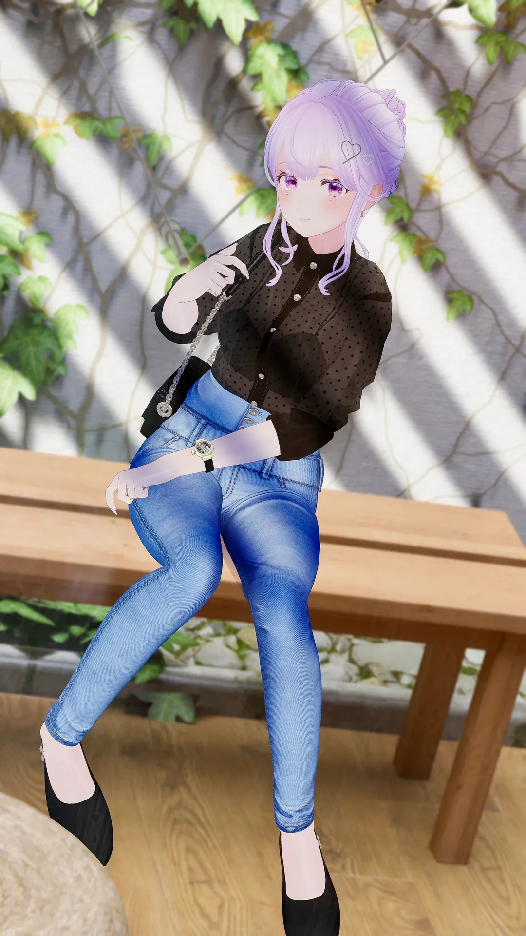 Natelier スキニージーンズコーデ