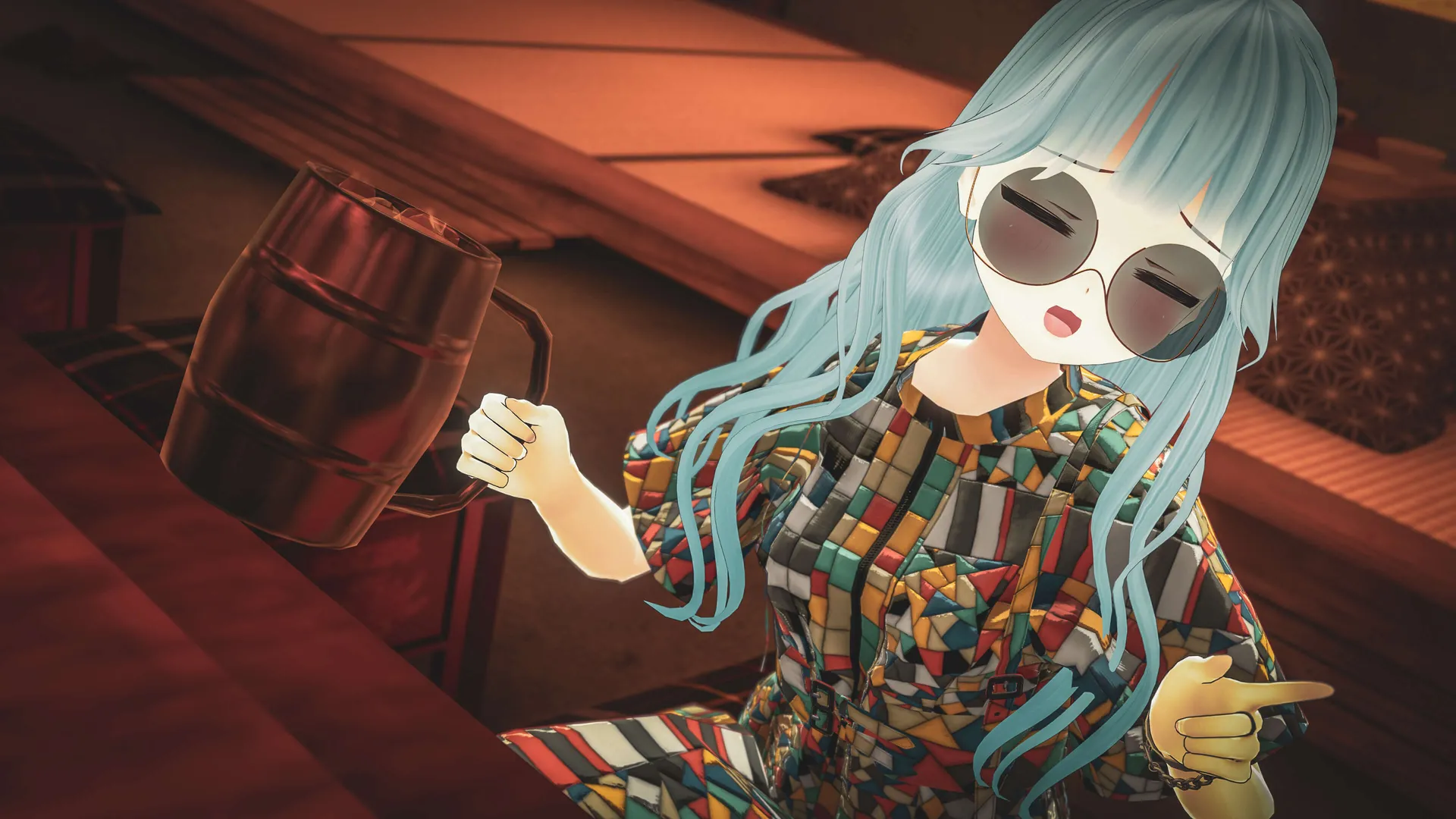 ANREALAGE PATCHWORK DRESS 01