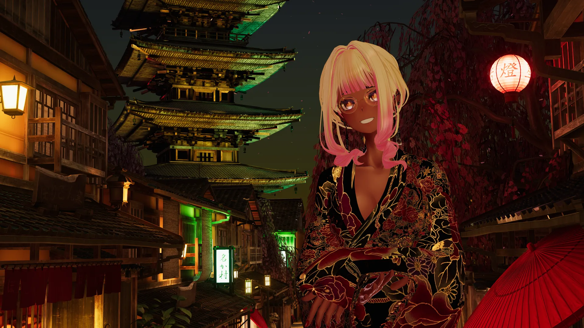 ラシューシャ浴衣ギャル