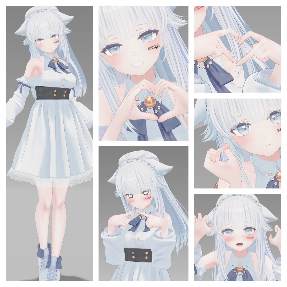 【かわいいお姉さんアバター】「珀杏」#Hakua3D #なっふなーと なっふな堂