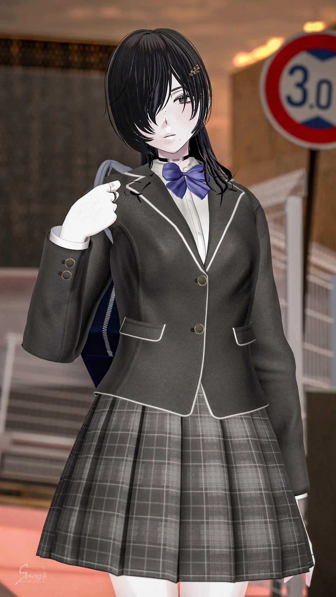 玲來　学生コーデ