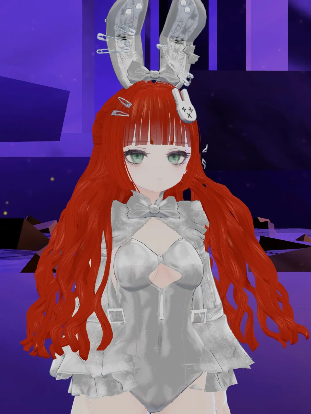 黒兎さより　白バニー