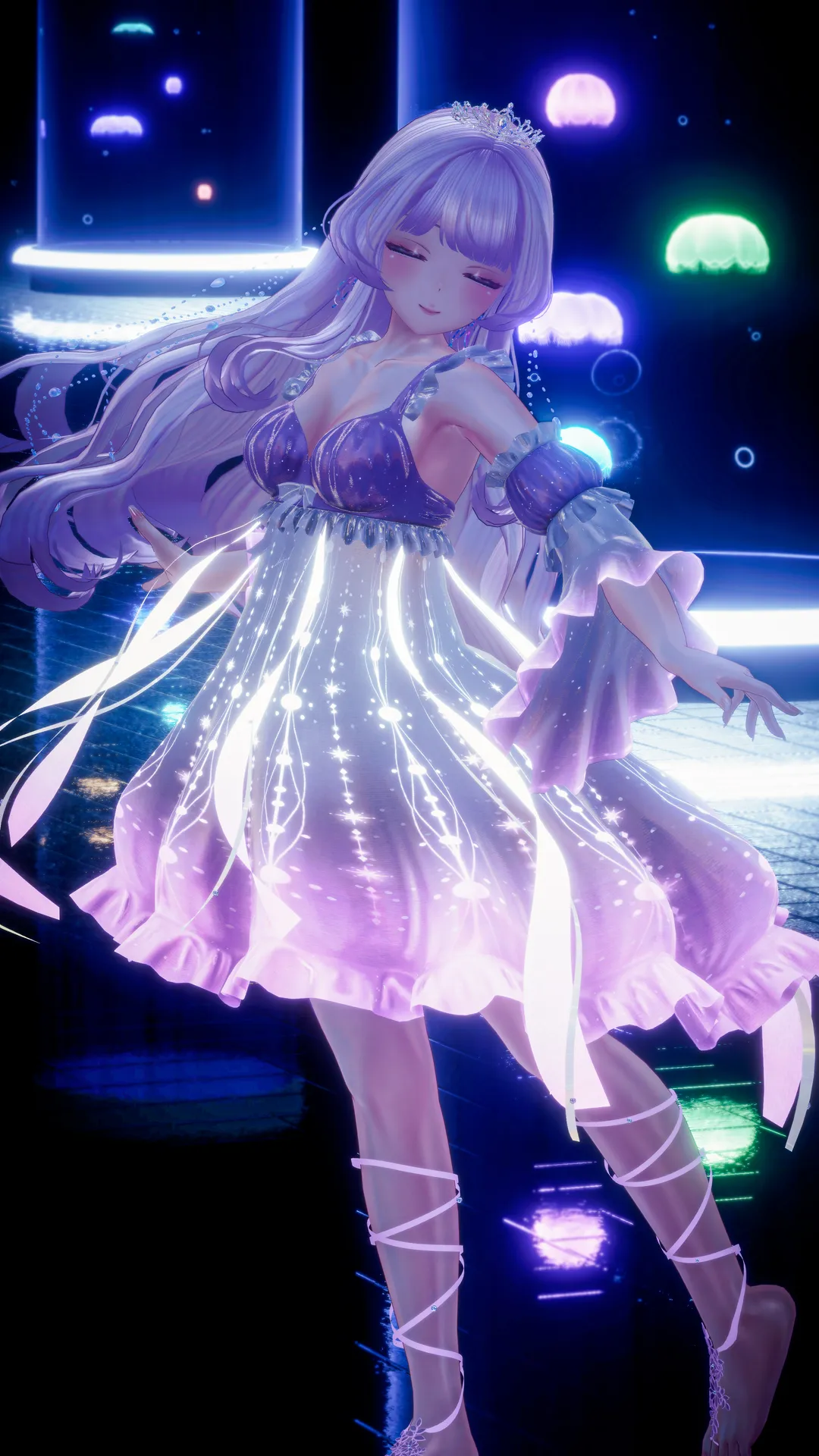 ふわふわクラゲドレス