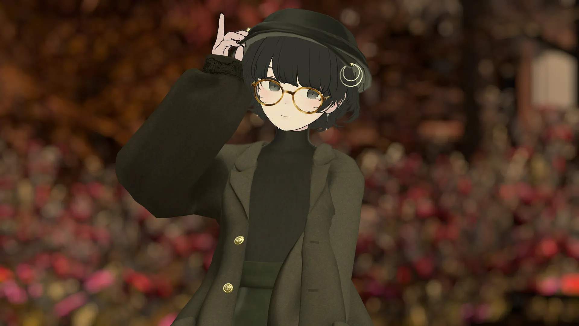 秋キャスケットラプ