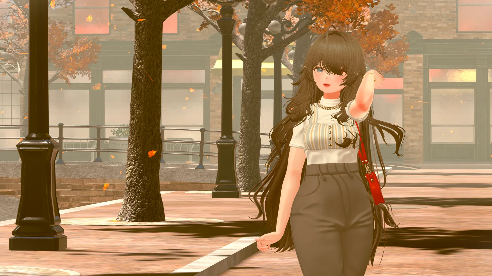 先取り秋コーデ