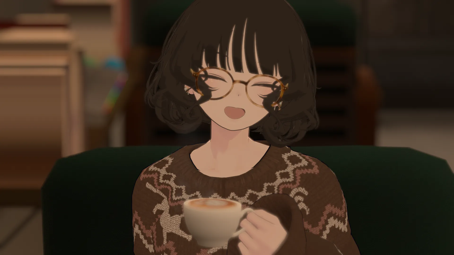 もこもこセーターラプ