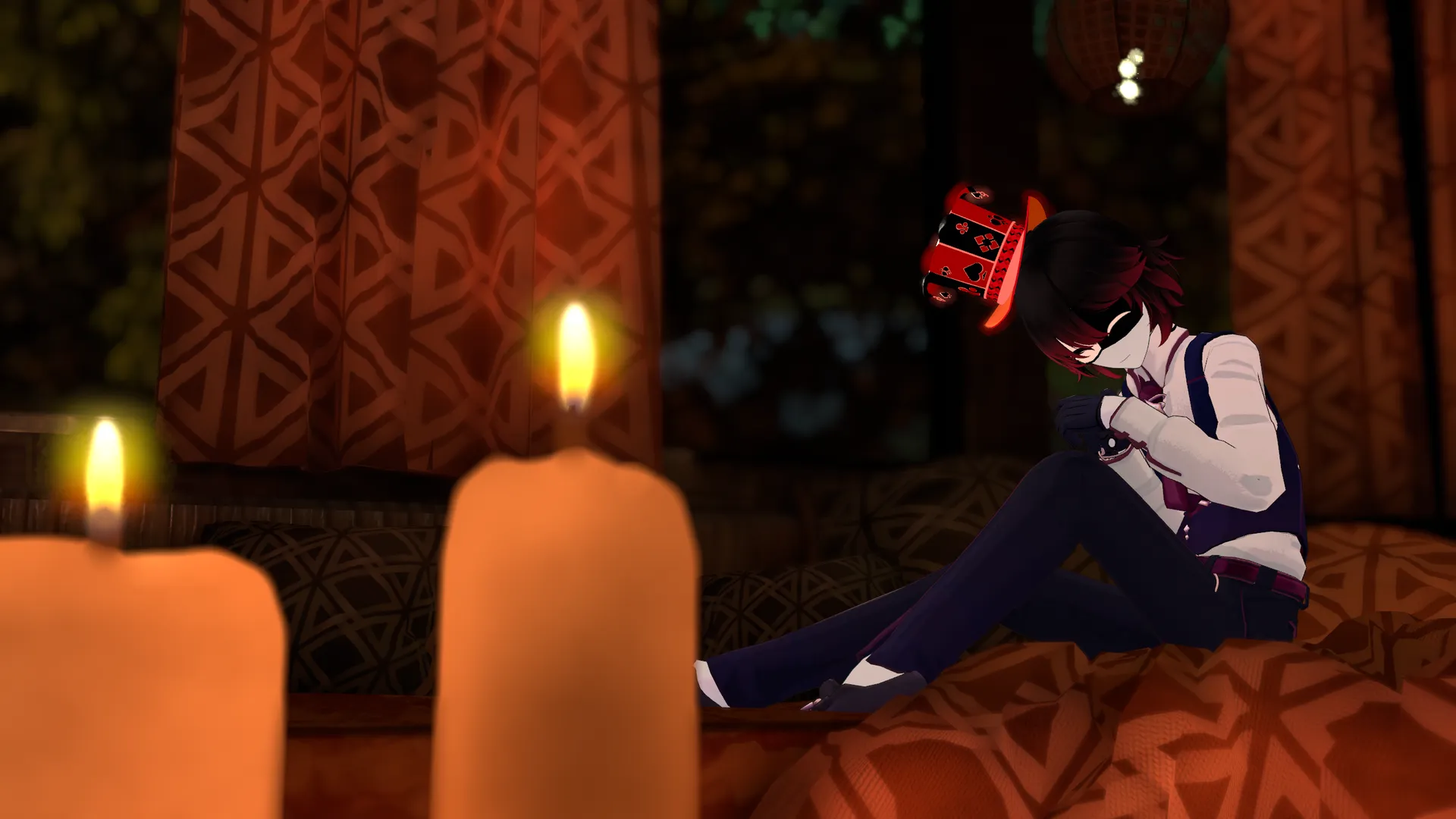 怪しい仮面のひと