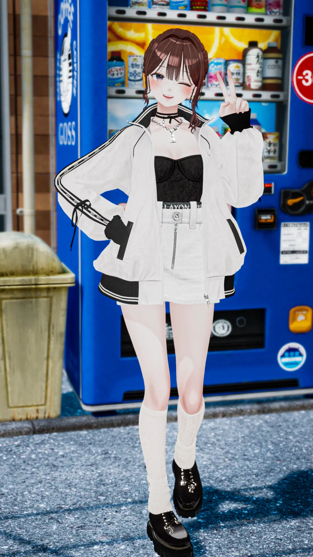 森羅×トラックジャケットコーデ