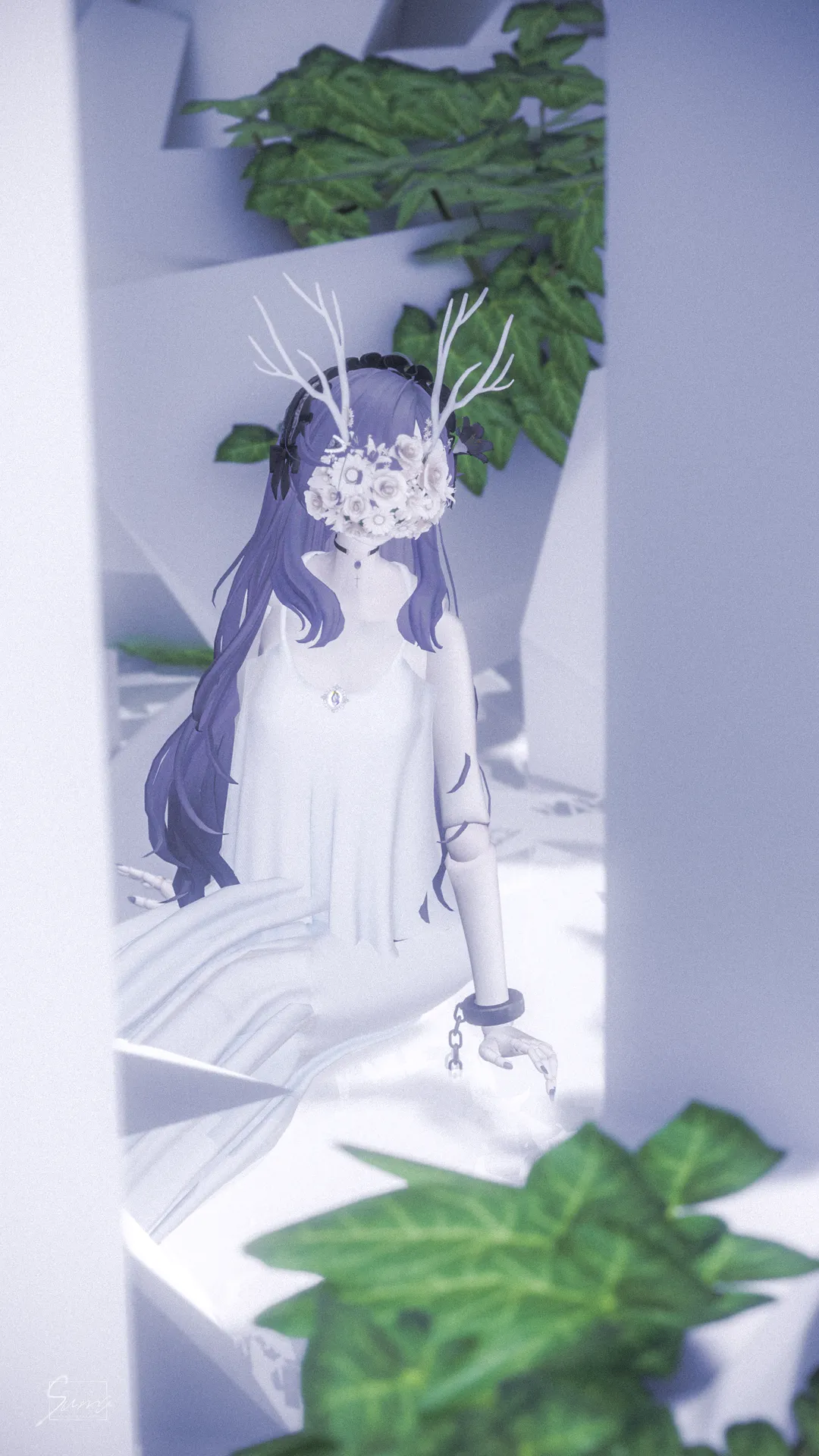 墨惺×エクリシェ　WhiteDresss