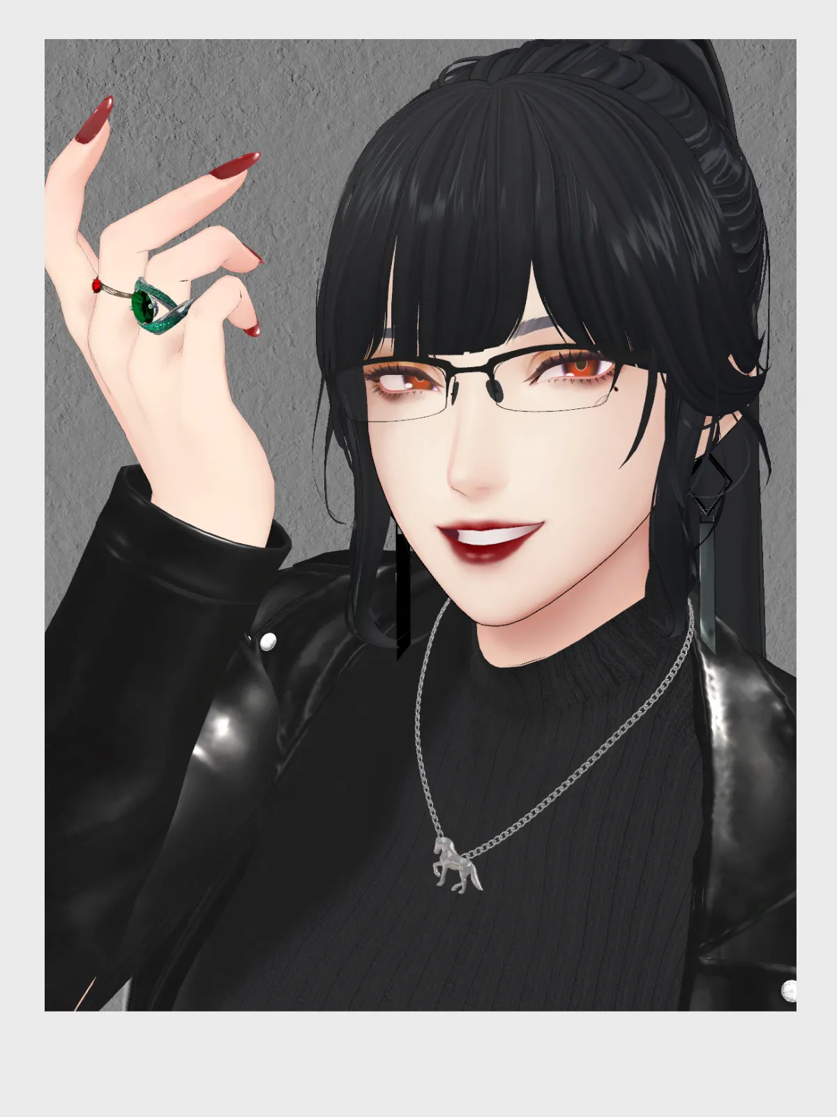 Leather Leather Knit