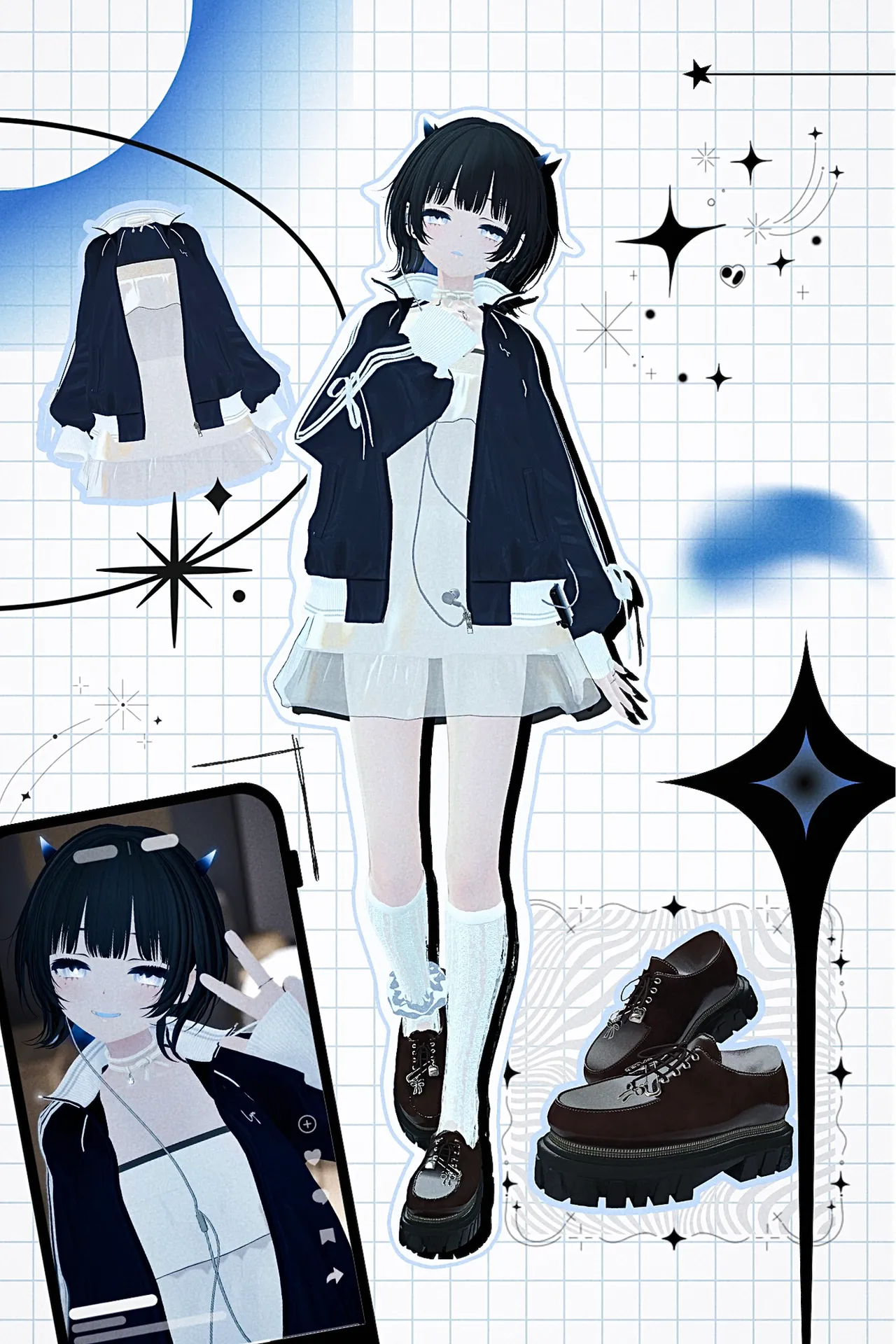 Girly track jacket code