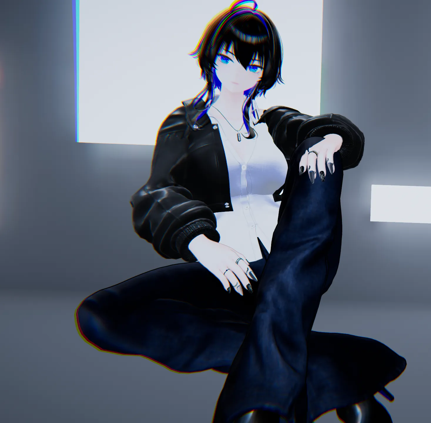 Casual Riders Jacket - 白雨