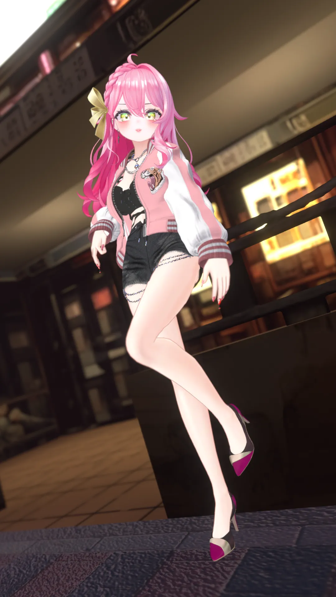 日常づかいスカジャンコーデ