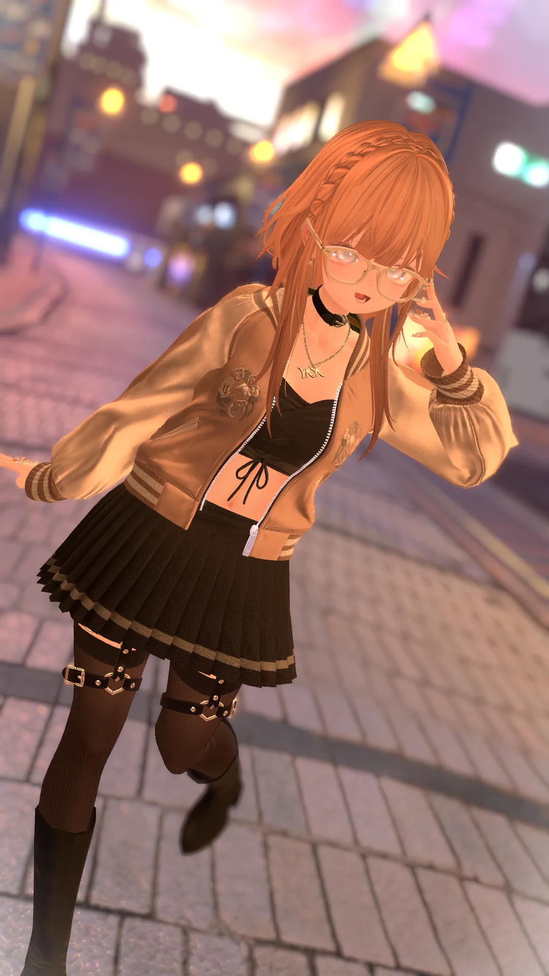 スカジャンコーデ