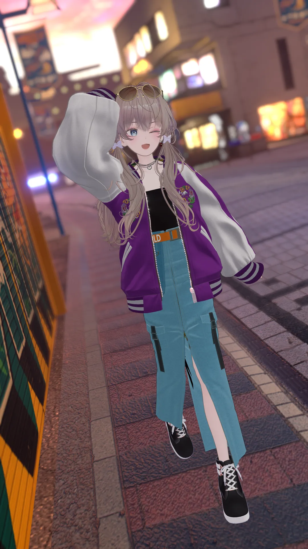 メタスカスカジャンコーデ