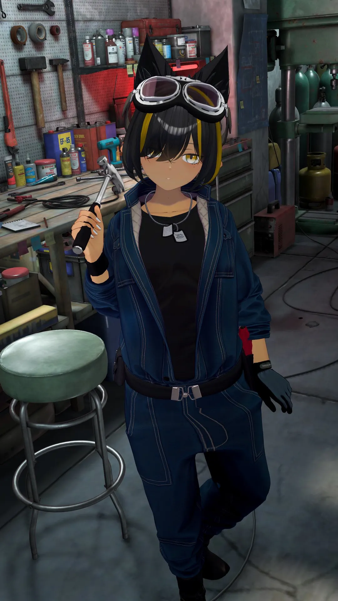 ヨルちゃん ツナギ