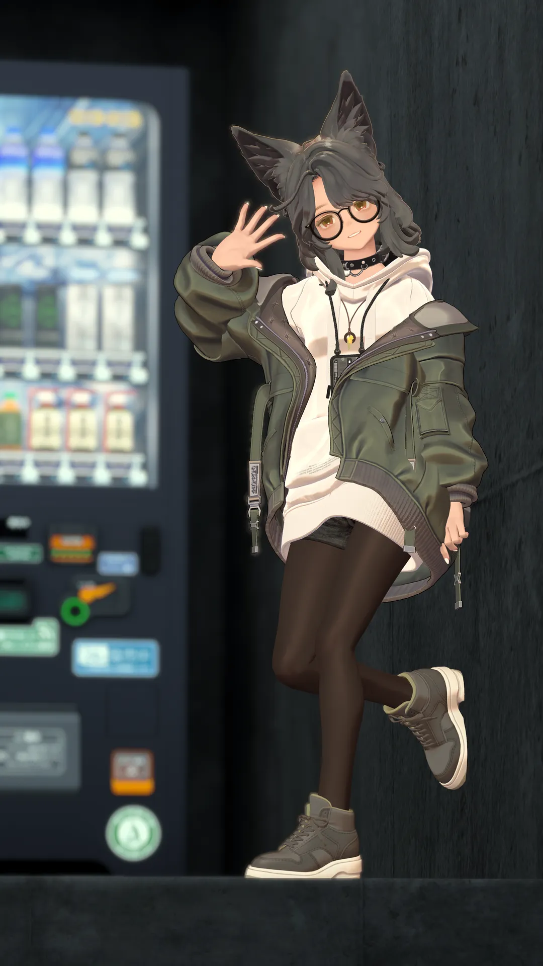 カジュアルコーデな小麦肌マリシアちゃん