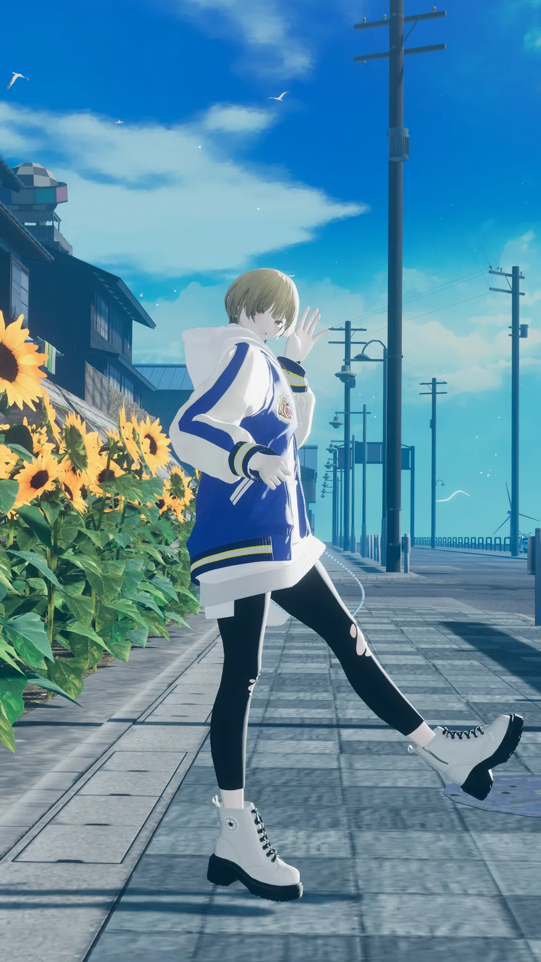 スカジャンコーデ