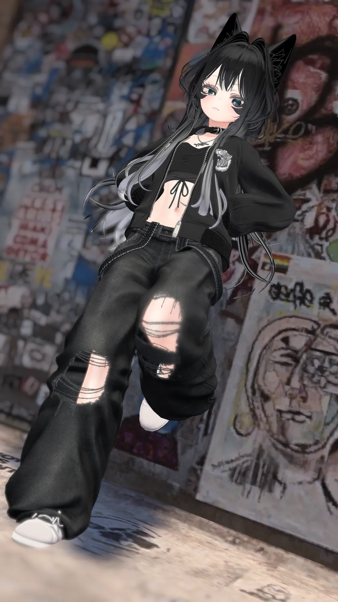 路地裏の狼に睨まれた日。