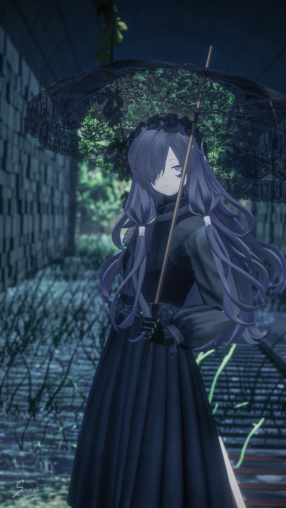 NH-01- Veined Pleated Bouquet