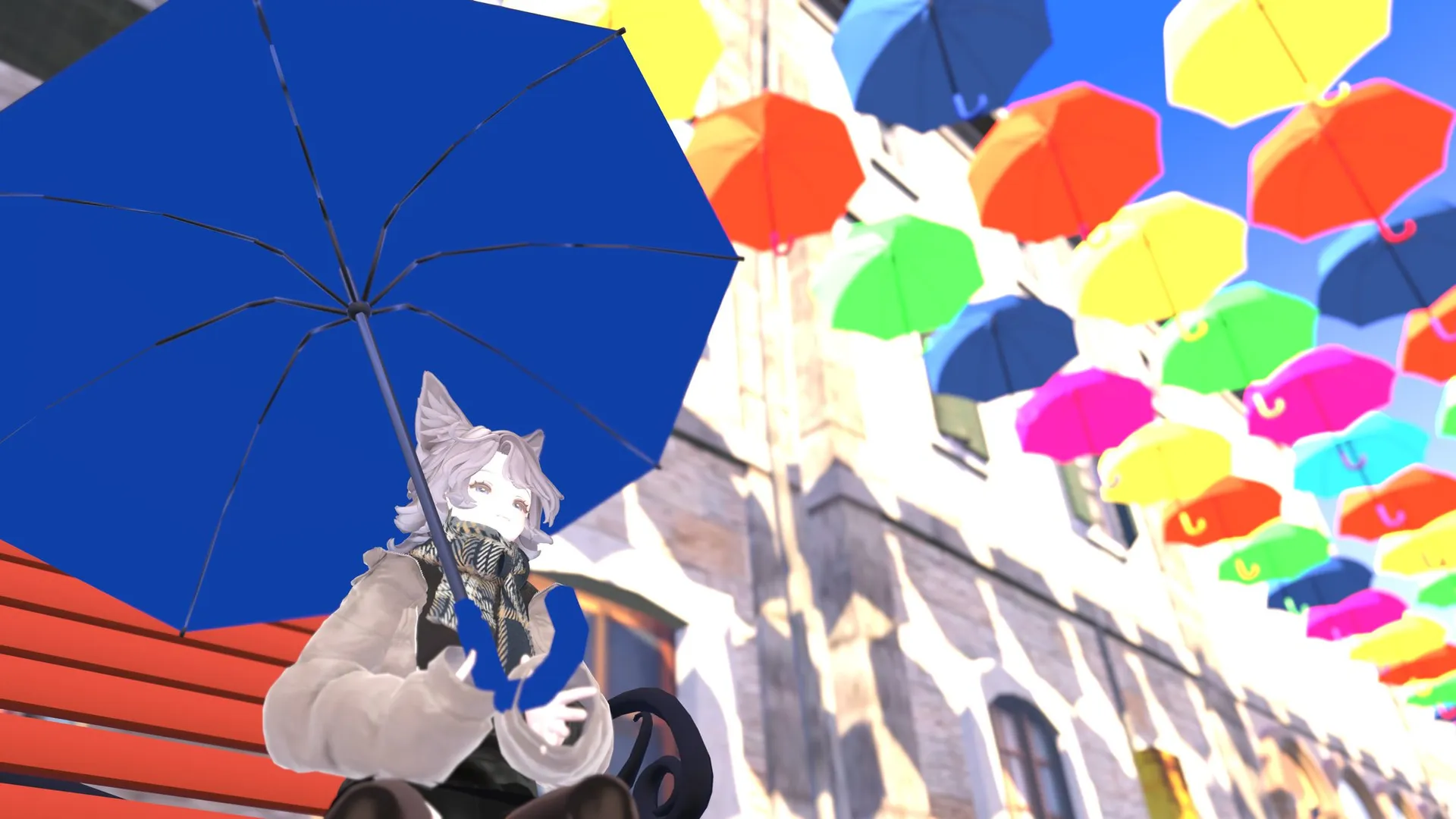 旅行でご満悦なマリシアちゃん