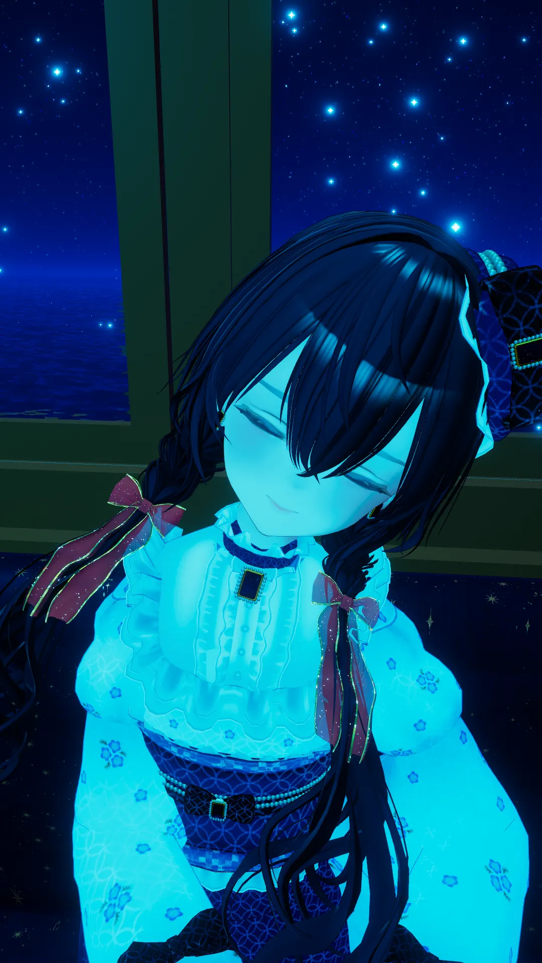 夜の銀河軽便鉄道にて