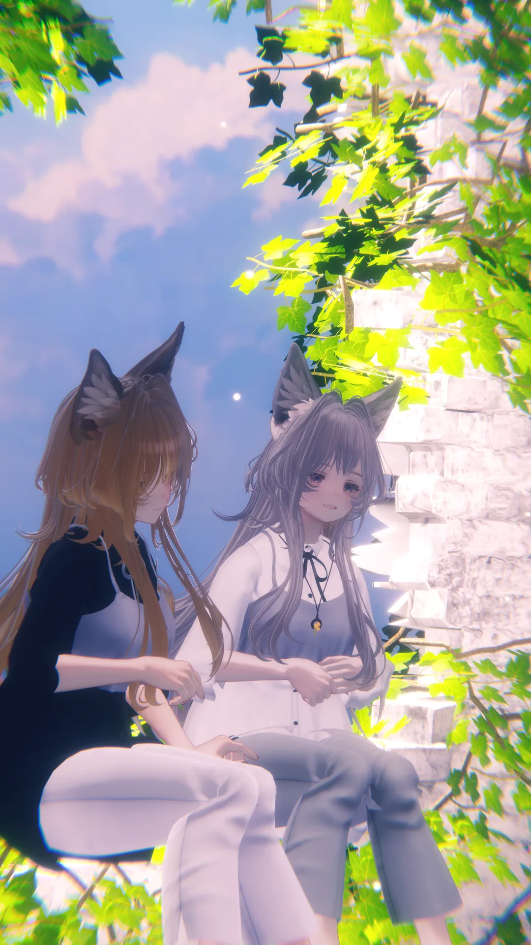 カジュアルマリシアちゃんの双子コーデ